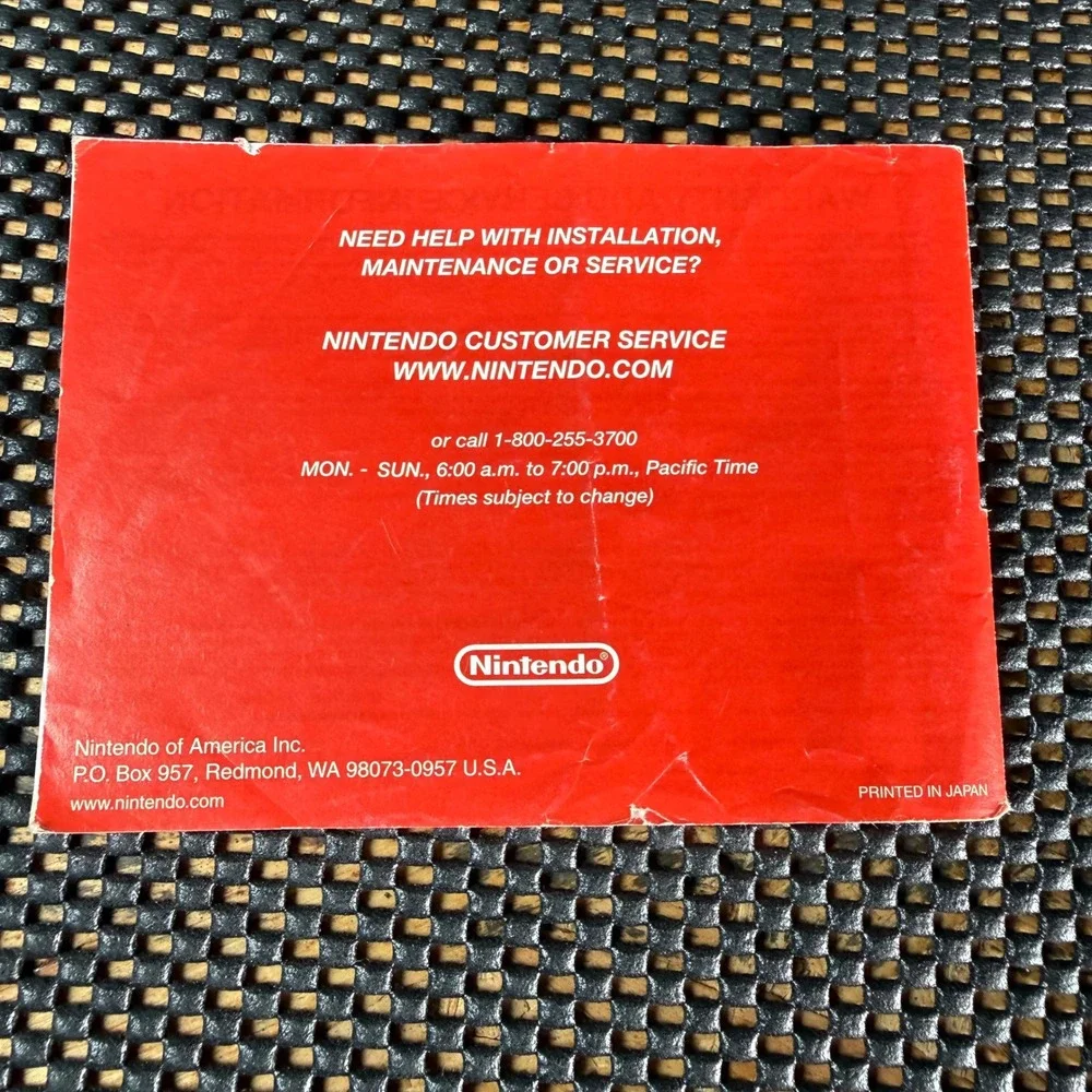 Nintendo Pokemon FireRed Version Instruction Manual Booklet Replacement GBA